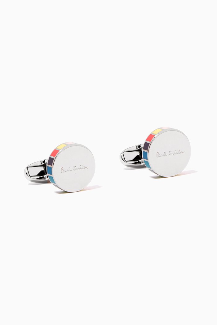 

Artist Edge Cufflinks in Metal, Silver