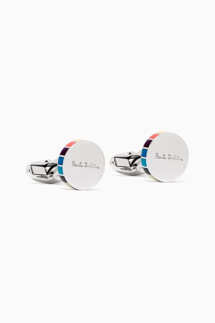 

Artist Edge Cufflinks in Metal, Silver