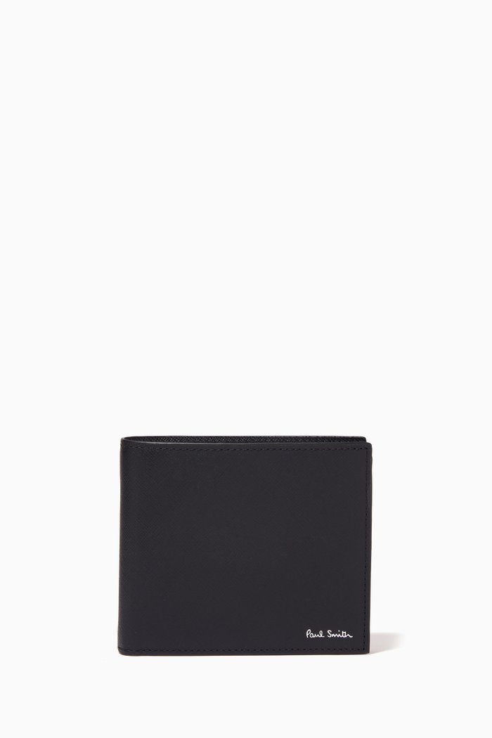 

Mini Billfold Wallet in Leather, Black