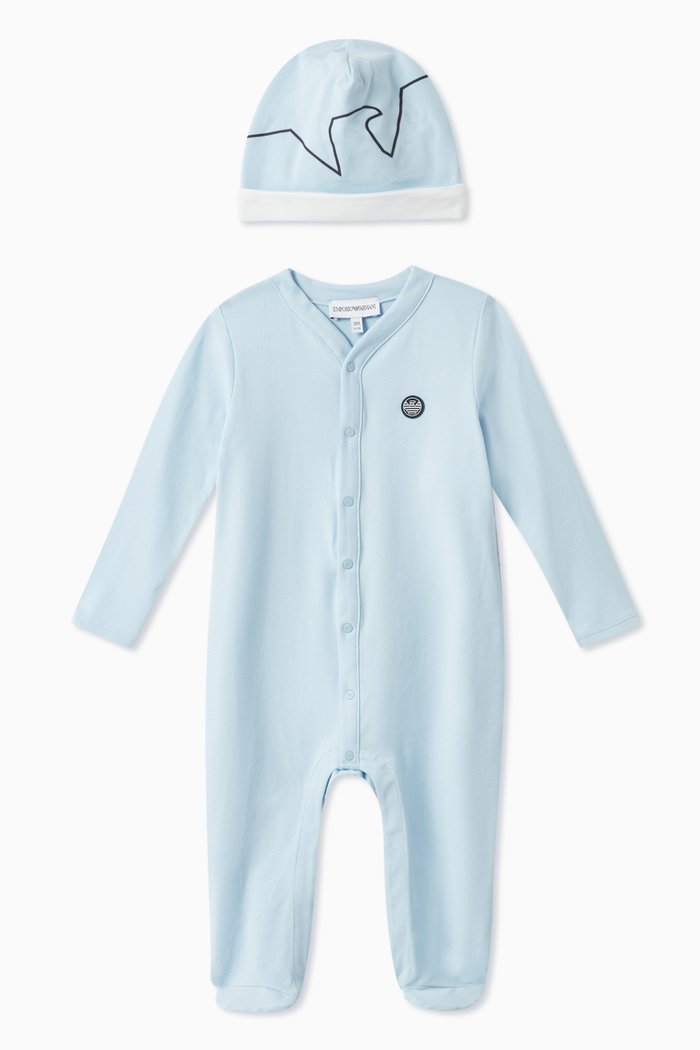 

EA Eagle Outline Hat & Jumpsuit, Blue