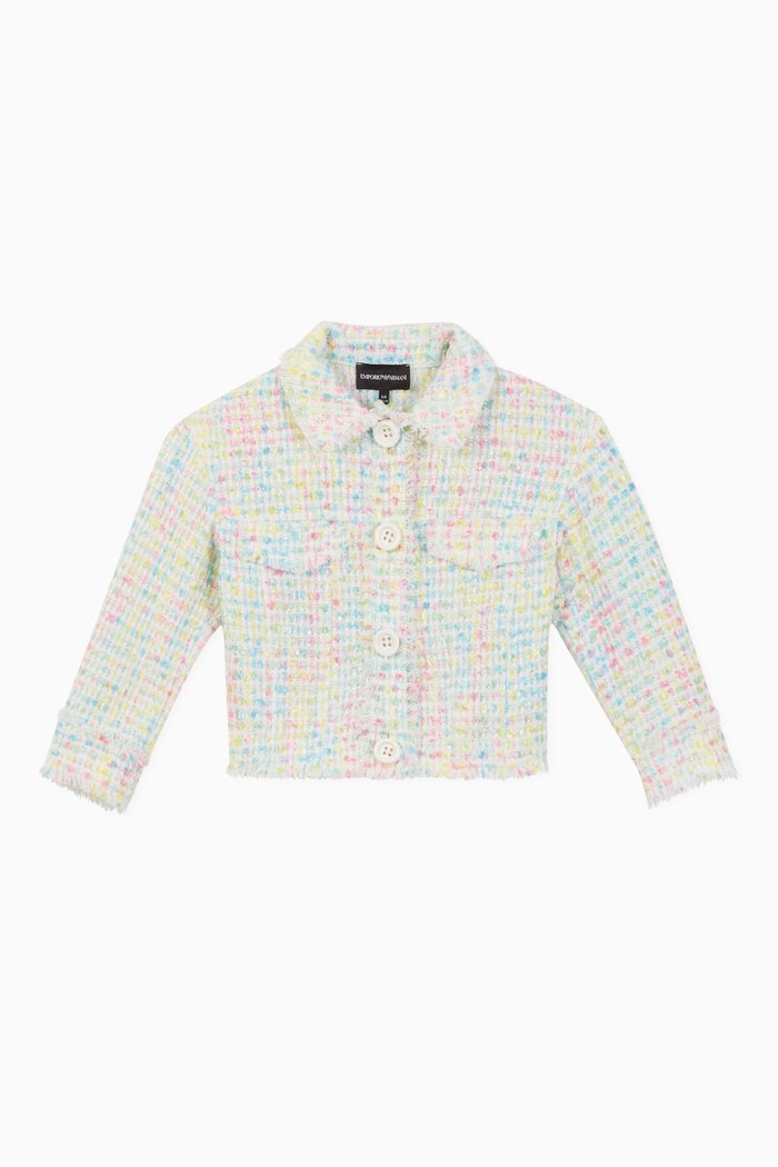 

Button Down Tweed Jacket, Multicolour