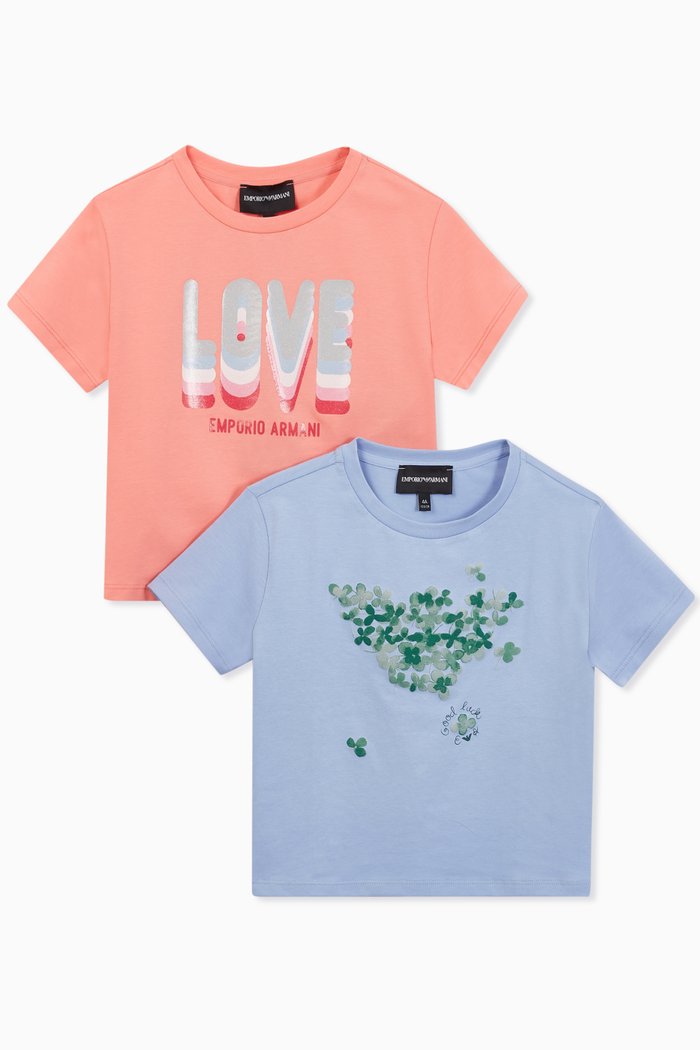 

EA Love Clover T-Shirt, Set of 2, Pink