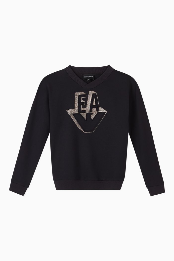 

Glitter EA Eagle Jersey Sweatshirt, Blue