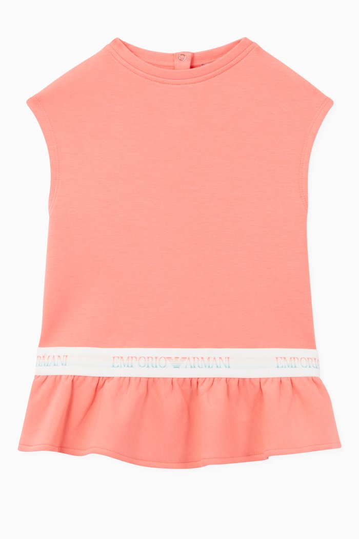 

EA Rainbow Tape Jersey Dress, Pink
