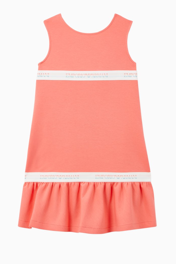 

EA Rainbow Tape Jersey Dress, Pink