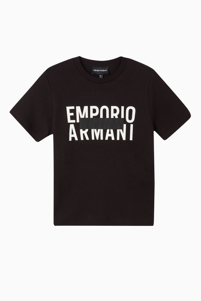 

EA Macro Text Jersey T-Shirt, Black