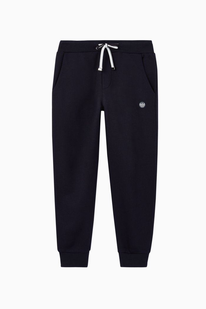 

EA Rubber Patch Jersey Joggers, Blue