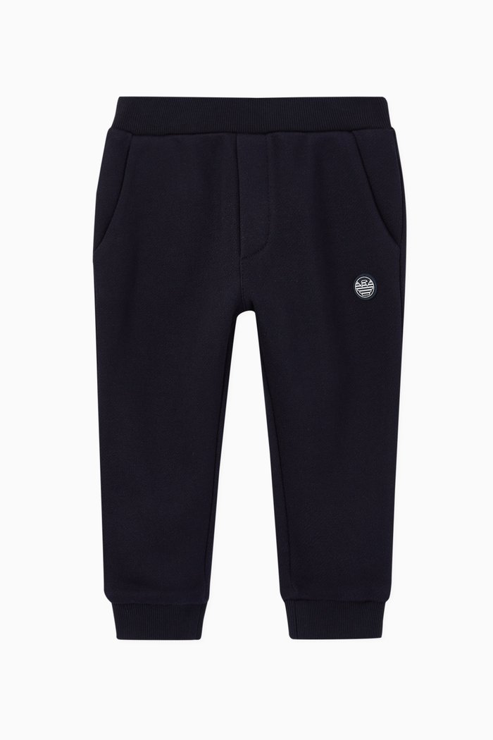 

EA Rubber Patch Jersey Joggers, Blue