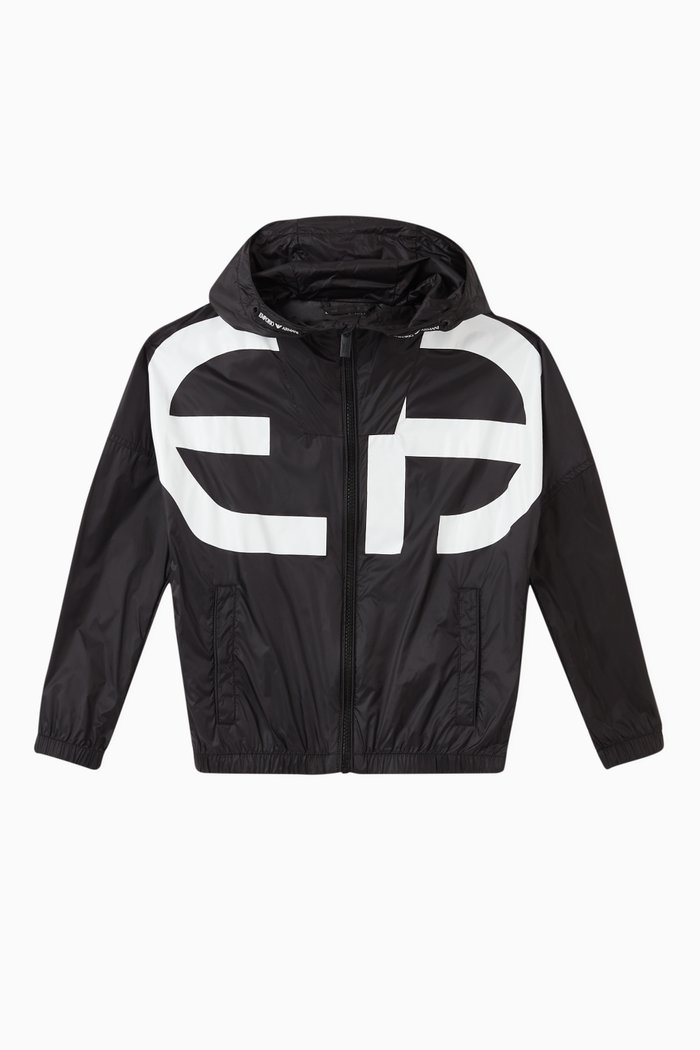 

EA Reacreate Nylon Windbreaker, Black