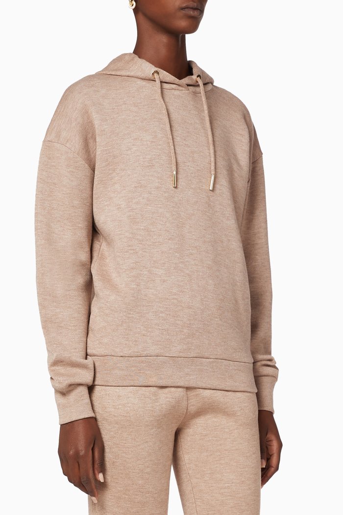 

Classic Knit Hoodie, Brown
