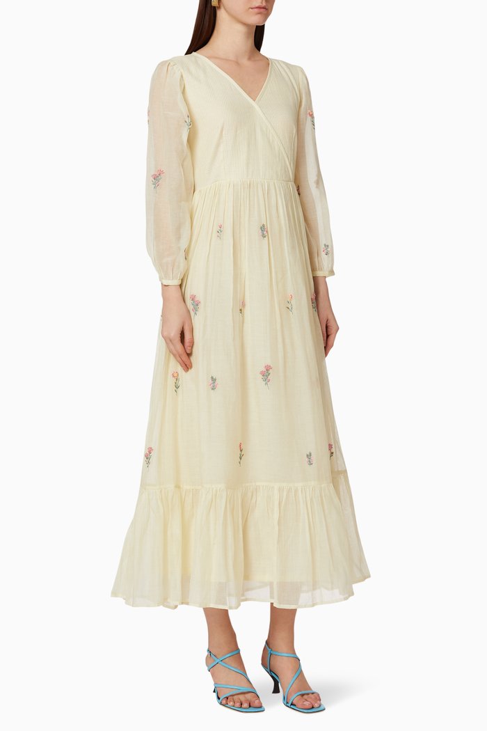 

Lara Cotton Dress, Yellow