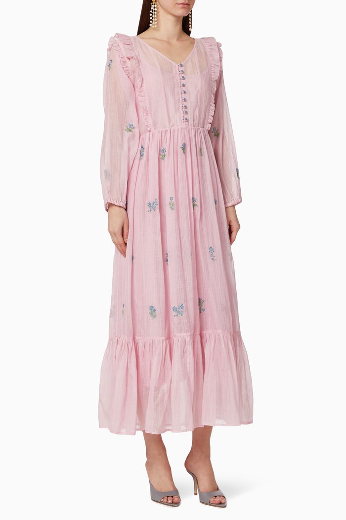 

Meghan Cotton Dress, Pink