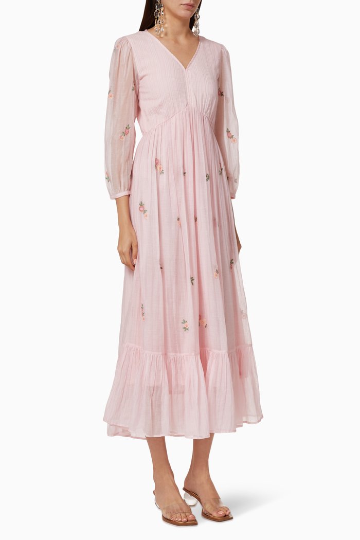 

Pamela Cotton Dress, Pink