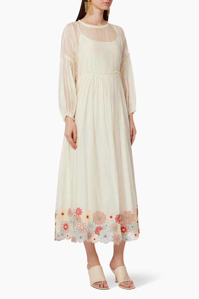 

Sara Cotton Dress, Neutral