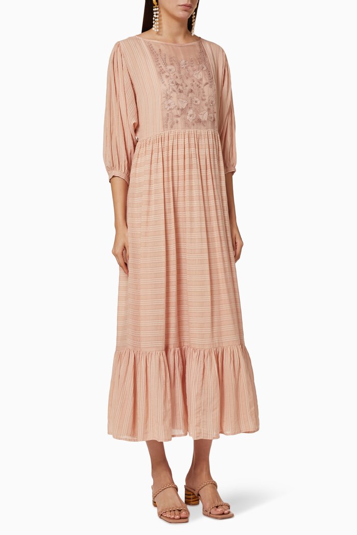 

Rene Cotton Dress, Orange