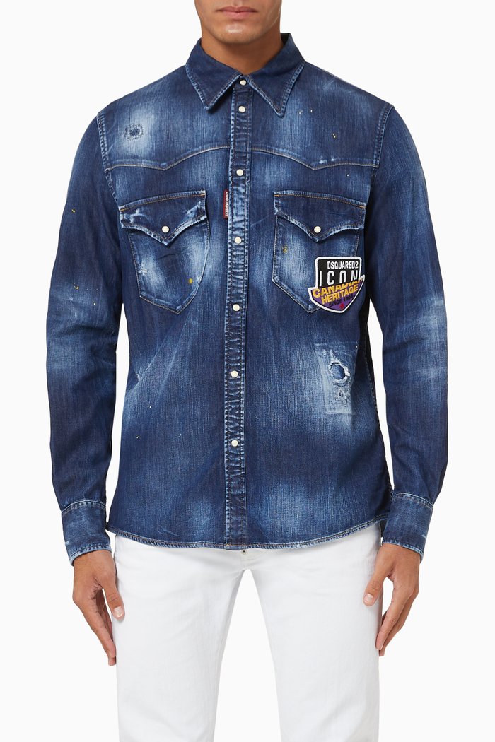 

Canadian Icon Denim Shirt, Blue