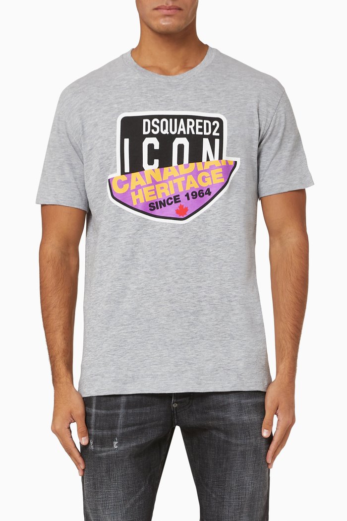 

Canadian Icon Jersey T-Shirt, Grey