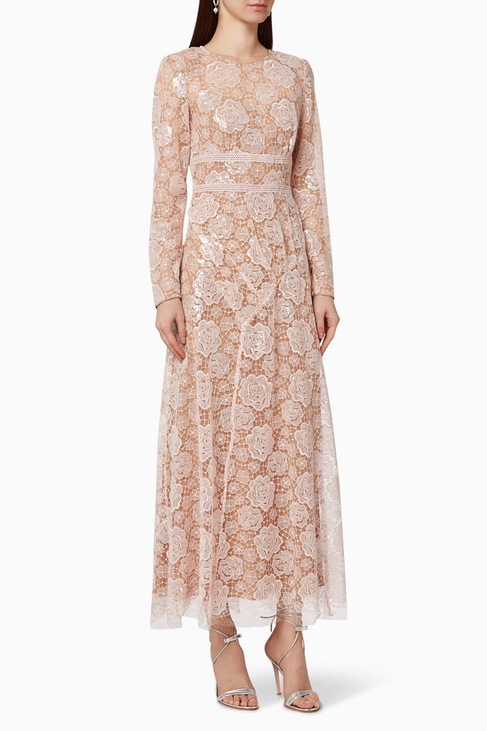 

Rose Lace Dress, Pink