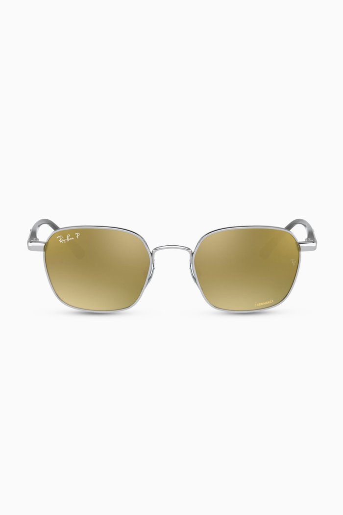 

RB3664 Chromance Polarized Mirror Sunglasses, Silver