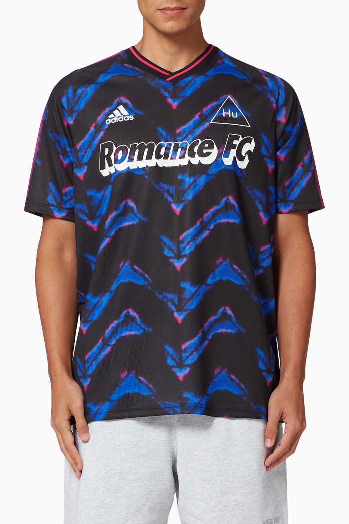 x Romance FC Human Race Jersey T-Shirt, Black