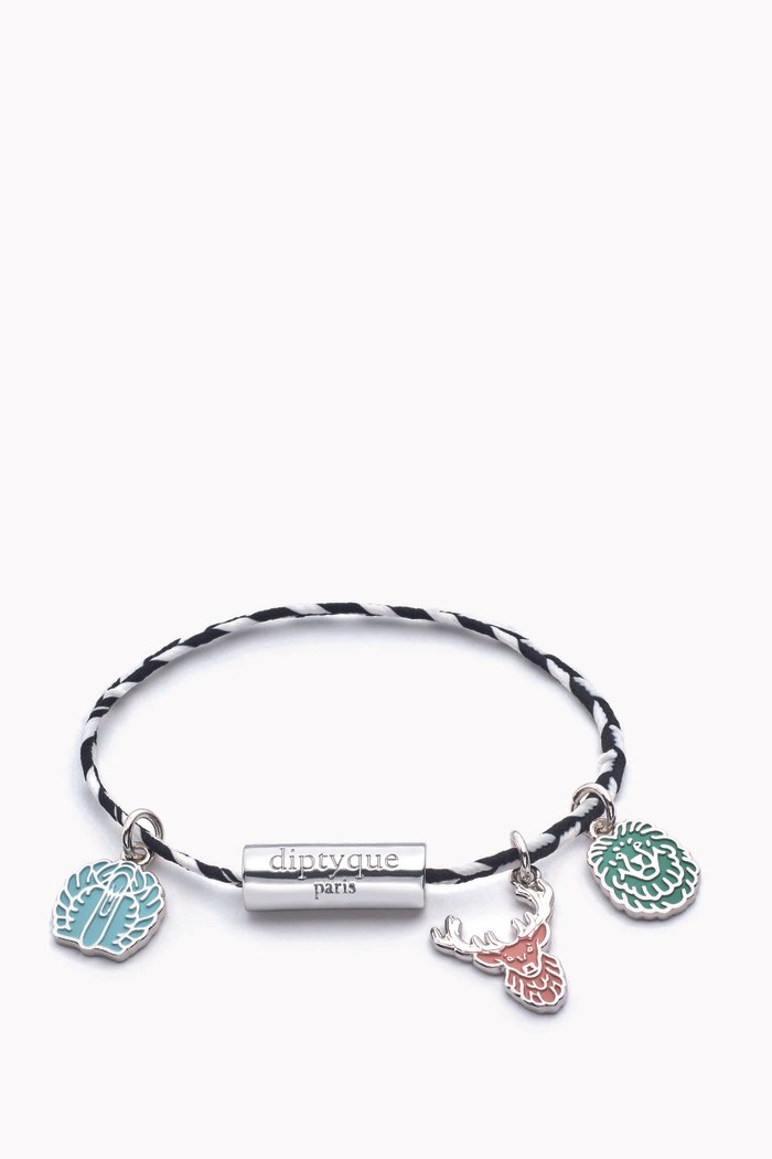 

Perfumed Bracelet Do Son with 3 Charms, Multicolour