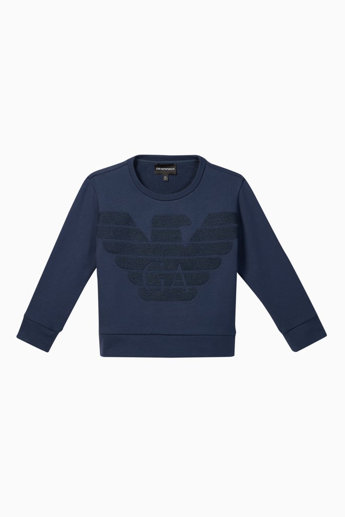 

EA Eagle Jersey Sweatshirt, Blue