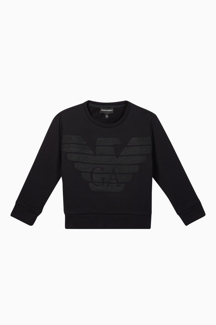 

EA Text Jersey Sweatshirt, Blue