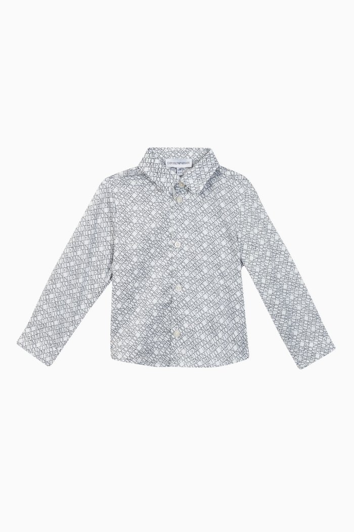 

EA Crossword Cotton Shirt, White
