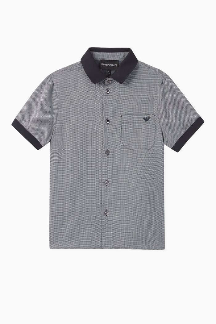 EA Micro Eagle Jacquard Shirt, Grey