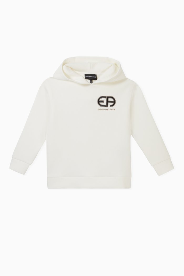 

EA Reacreate Hooded Jersey Sweatshirt, White
