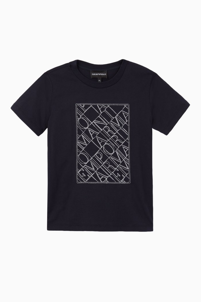 

EA Crossword Jersey T-Shirt, Blue