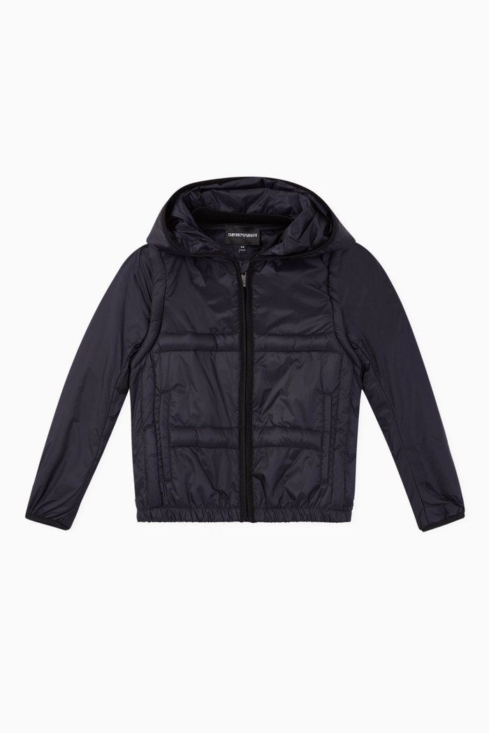

EA Macro Eagle Hooded Jacket, Blue