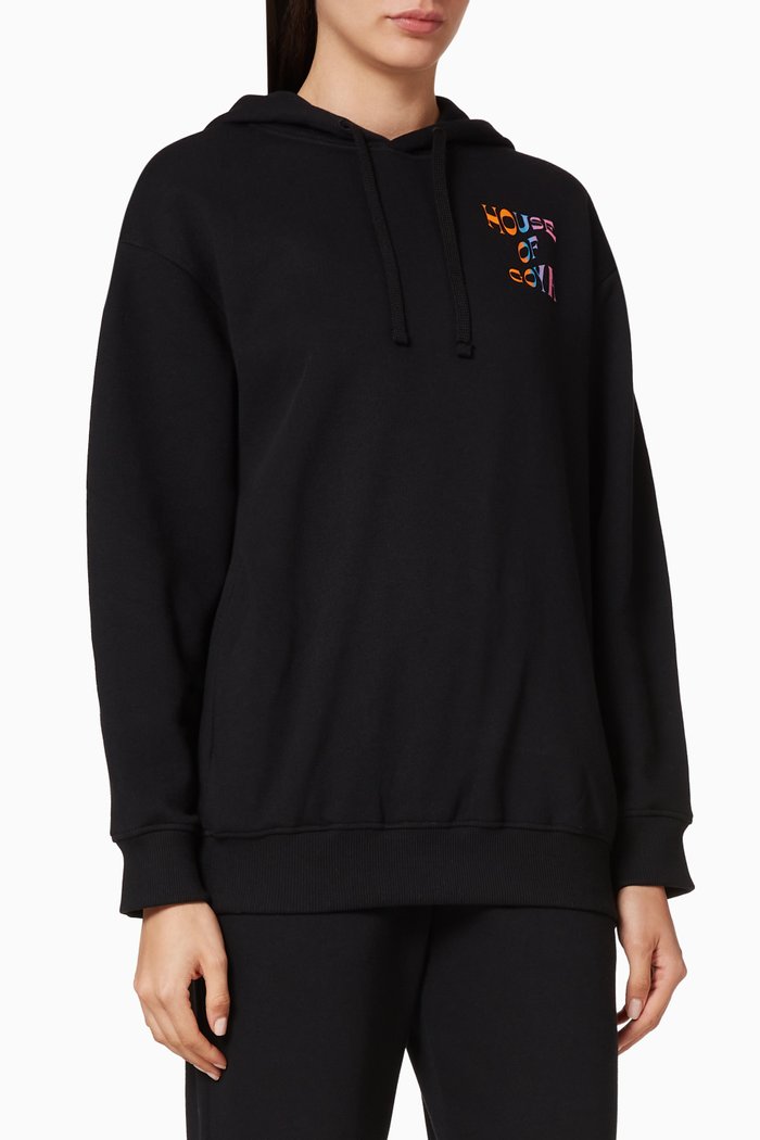 

Adrisa Organic Cotton Hoodie, Black