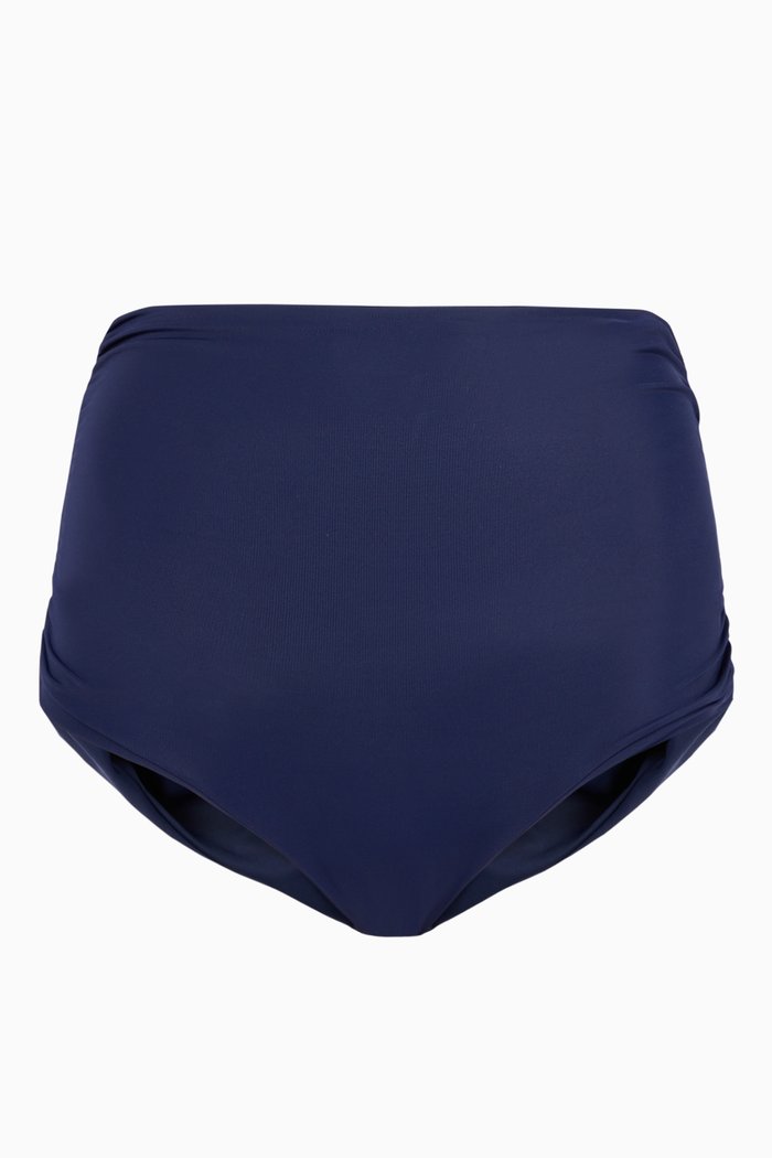 

Victoria Vintage Reversible Bikini Bottom, Blue