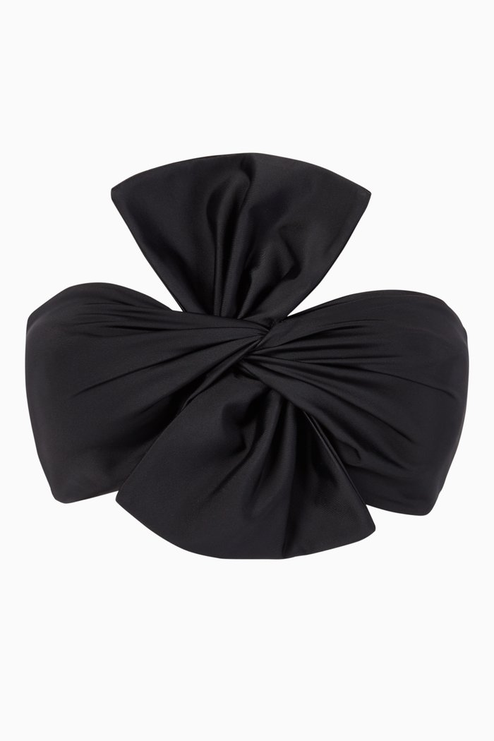 

Albatross Reversible Bikini Top, Black