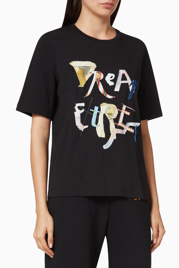 

Leonie Organic Cotton T-Shirt, Black