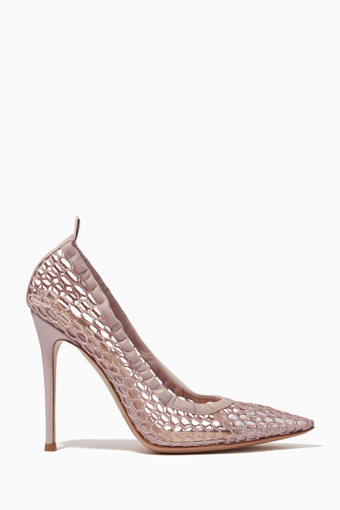 

Alisa 105 Pumps in Honeycomb Mesh, Pink