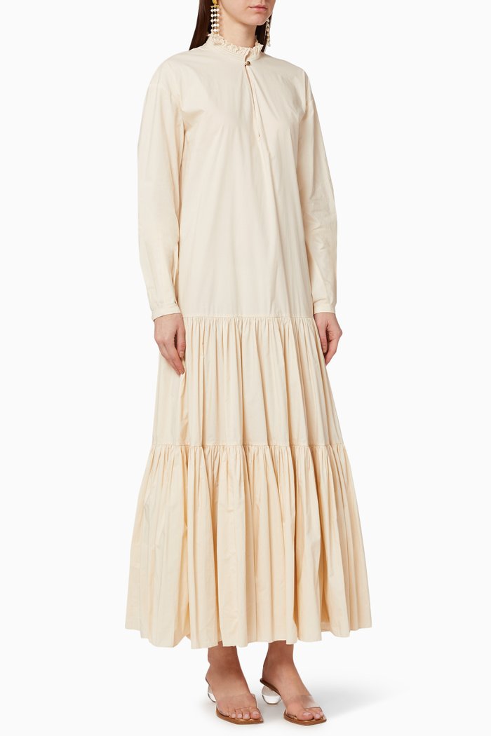 

Carlotta Cotton Dress, Neutral