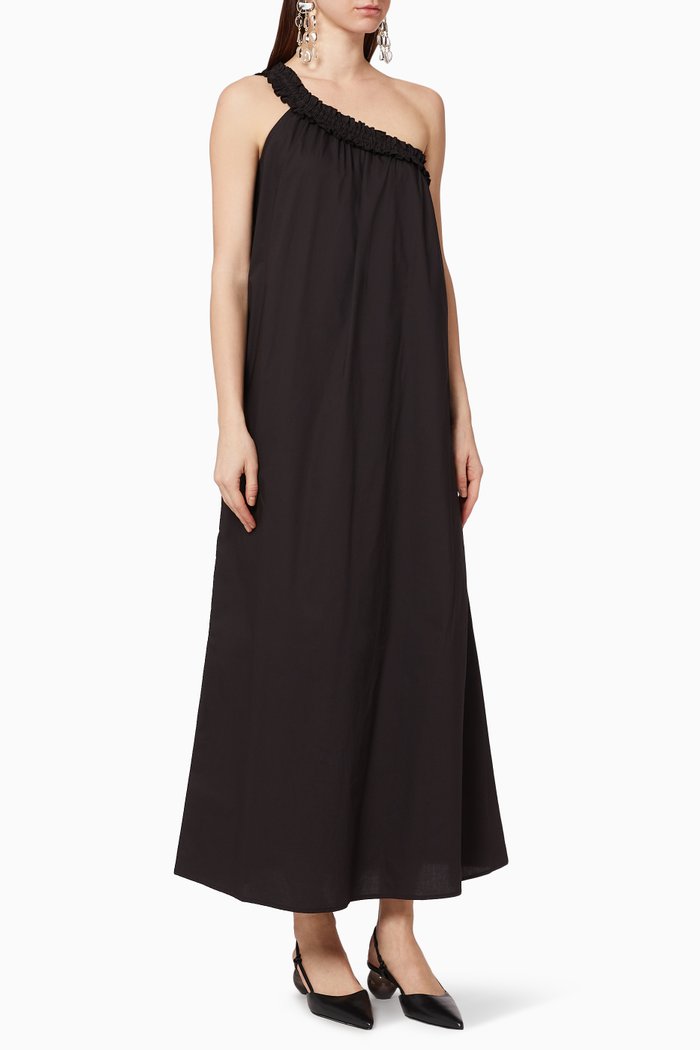 

Donatella Cotton Dress, Black