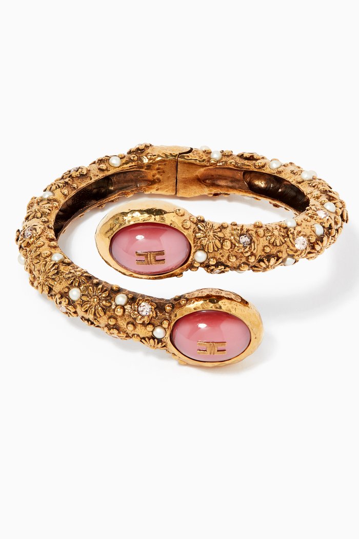 

Stones Hinge Bracelet, Yellow