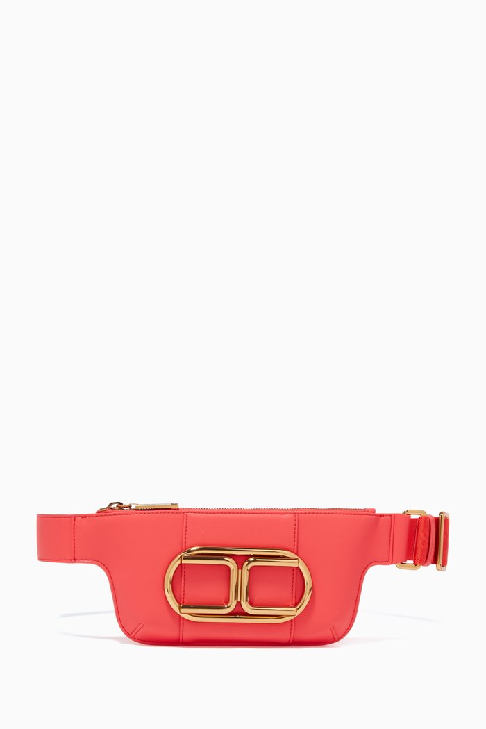 

Belt Bag in Faux Leather, Red