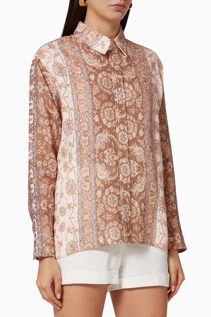 

Vivienne Linen Shirt, Neutral