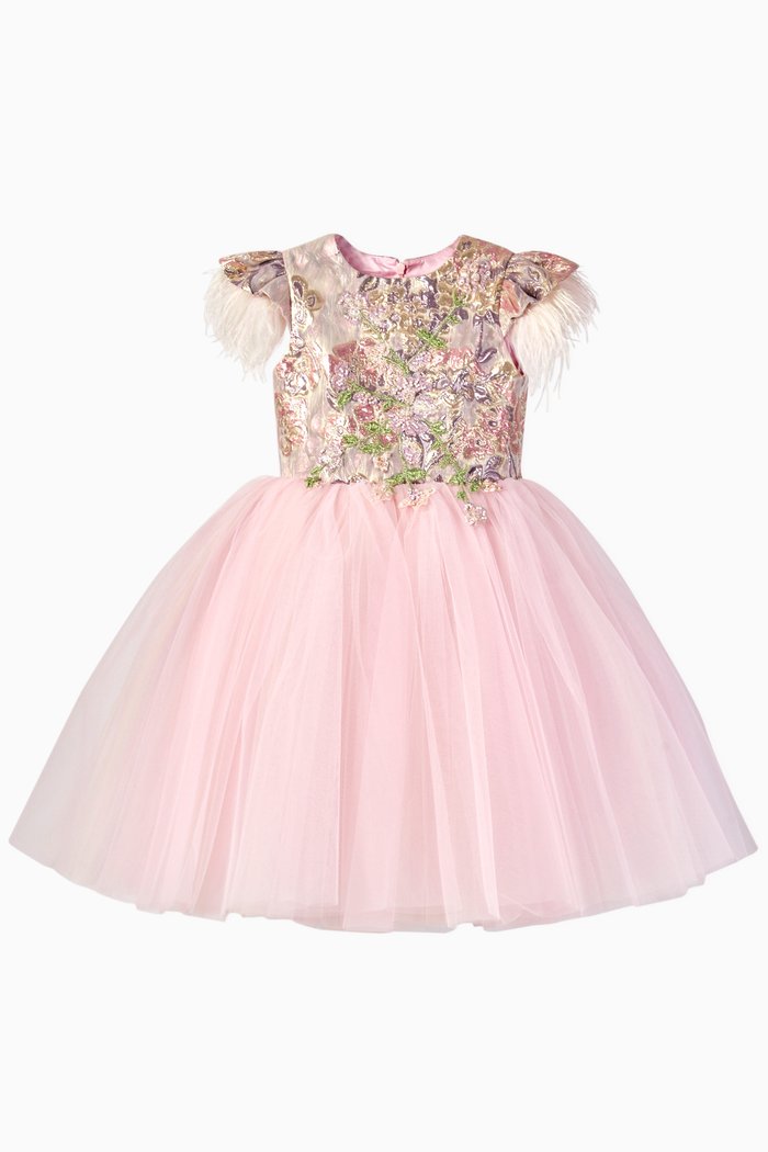 

Pearl Bloom Tutu Dress, Pink