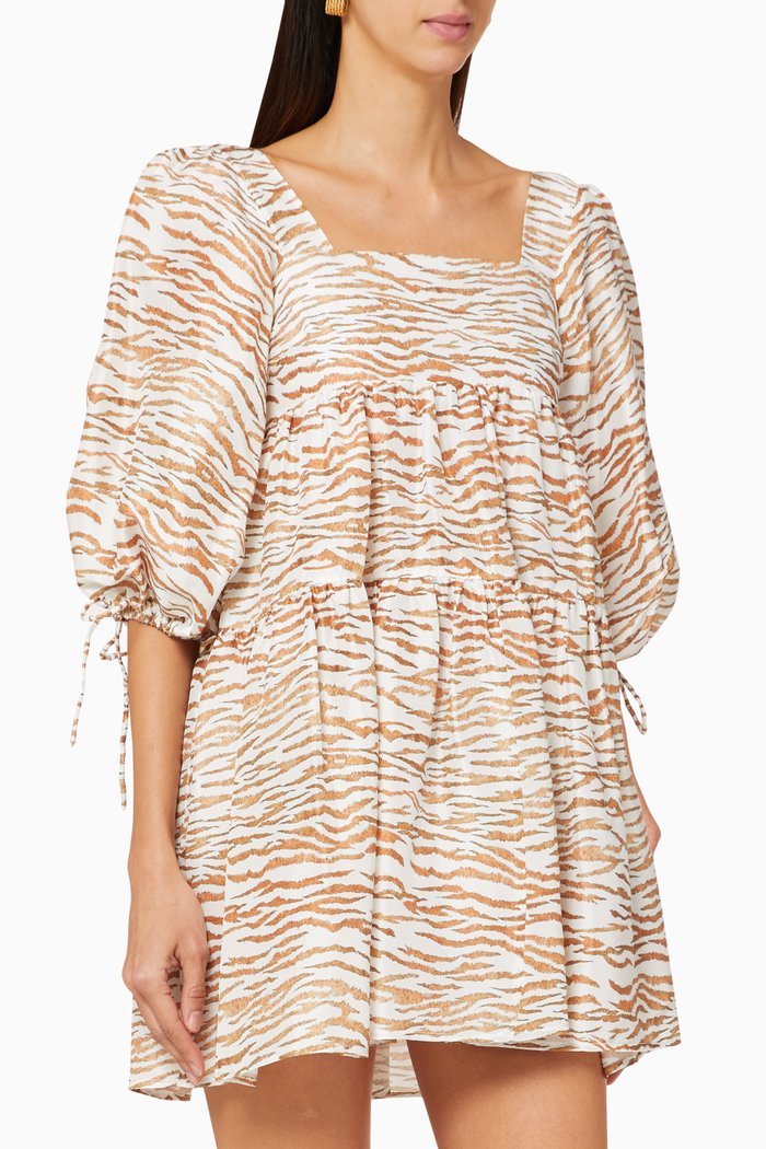 

Martha Colour-Block Cotton Dress, Multicolour