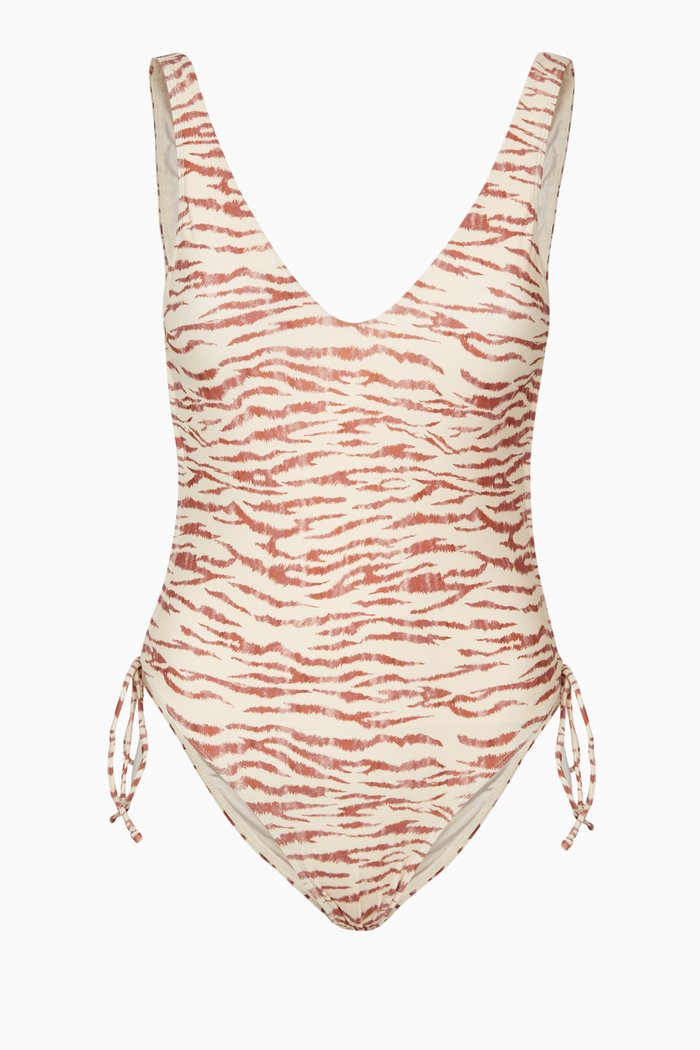 

Wave One-Piece Swimsuit, Multicolour