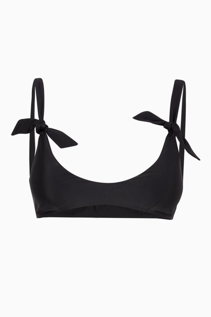 Lucia Bikini Top, Black
