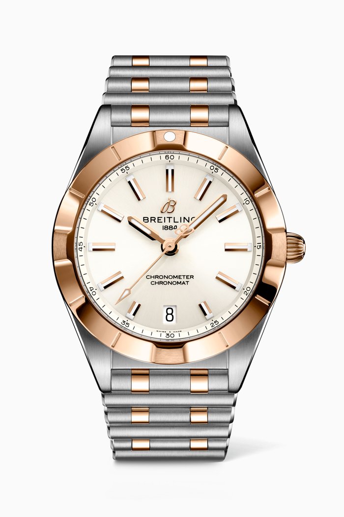

Chronomat 32 with 18kt Red Gold, White