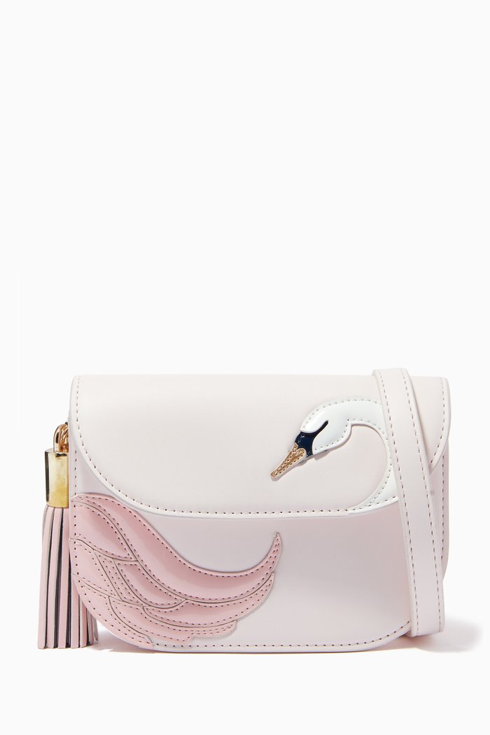 Swan Shoulder Bag, Pink