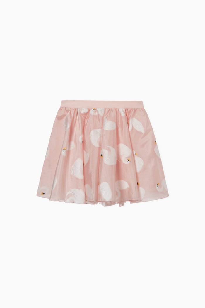 

Swan Lake D2 Organza Skirt with Swans, Pink