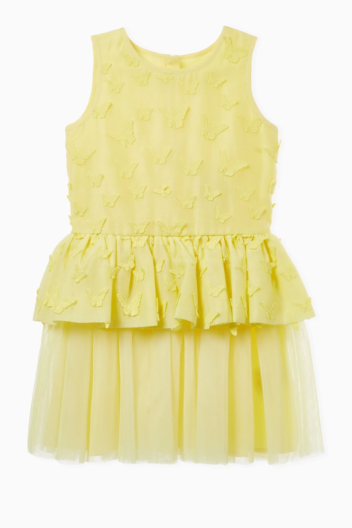 

Butterflies D2 Dress, Yellow